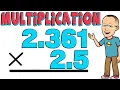Multiply a Decimal by a Decimal Multiplication with Decimals Maths Made EASY