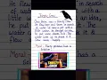 Lagu Writing a Thirsty crow story in English for kids l A moral english story l Story Writing