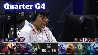 DRX vs EDG - Game 4 | Quarter Finals LoL Worlds 2022 | DRX vs Edward Gaming - G4 full game