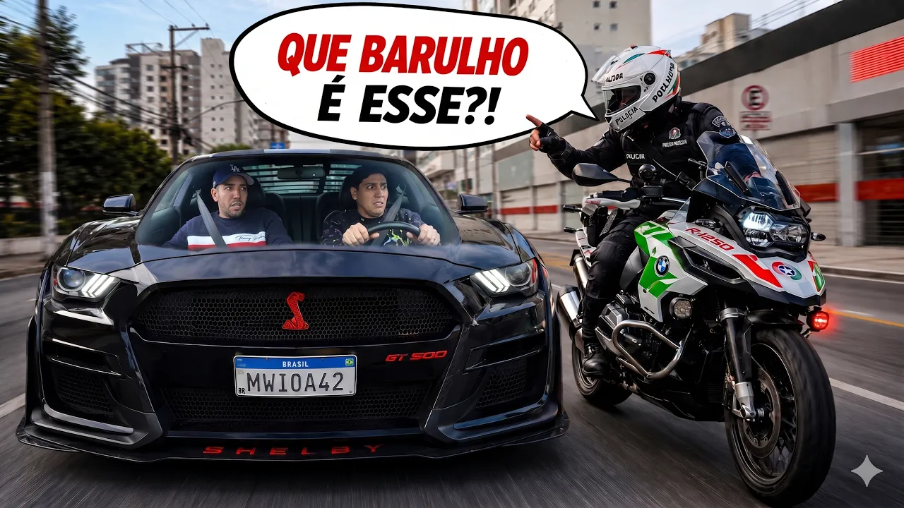 ROLE NO MUSTANG SÓ O CANO DO JONATAN SANTOS (Deu Policia!)