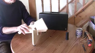 VNAS March 2024 – Testing out my table saw jigs. Making a speaker stand for a Mackie Freeplay Live