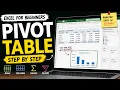 Excel Pivot Tables for Beginners Step-by-Step Tutorial