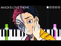 Lagu Akaza’s Love Theme - Demon Slayer: Infinity Castle OST | EASY Piano Tutorial