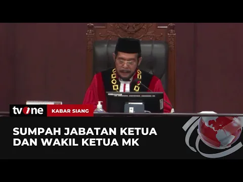 Anwar Usman & Saldi Isra Resmi Dilantik Jadi Ketua dan Wakil MK