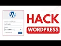 Watch Me Hack A WORDPRESS Website In Minutes