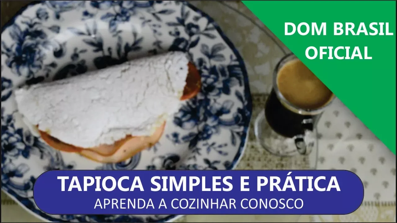 TAPIOCA COM PEITO DE PERU E QUEIJO RECEITAS RÁPIDAS & PRÁTICAS BOM BRASIL