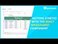 Getting Started with the React Spreadsheet Component