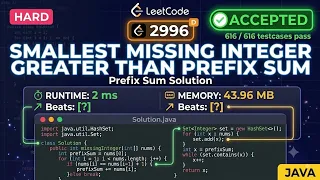 Master Prefix Sums Smallest Missing Integer LeetCode 2996 Java
