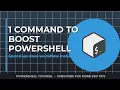 Boost PowerShell Performance 1 Command to Speed Up Your Workflow