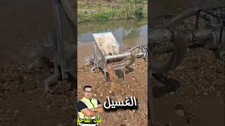 10 جرام ذهب من غسيل الرمل 