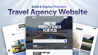 Build and Deploy a Travel Tour Agency Website Step-by-Step HTML CSS JavaScript