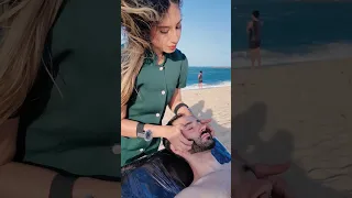 Sunset Beach Massage In Brazil Is Ultimate Bliss Asmr Relaxing Outdoor Sea Cupping 