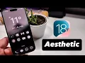 How to Create a Minimalist iOS18 Home Screen
