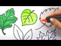leaves trees coloring pages how to color leaves