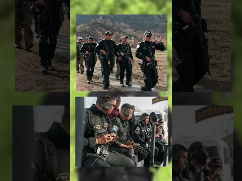 El Grupo De Acción Rápida🐅de la PNC de Guatemala, presente en la "Red Águilas" en Colombia 🇬🇹🔥🇨🇴.