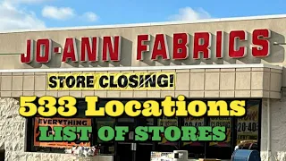 LIQUIDATION Joann Fabrics Closing Forever