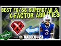 Best FS SS Superstar X Factor Abilities in Madden 23 Franchise Mode