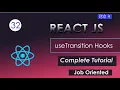 React JS 19 Tutorial in Hindi useTransition Hook in React js
