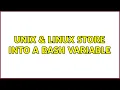 Unix Linux Store java - version into a bash variable 2 Solutions