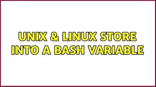 Unix Linux Store java - version into a bash variable 2 Solutions
