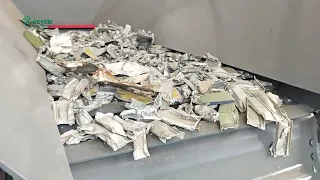 Shredded Aluminum Extrusion: Secondary Crushing & Separation