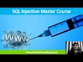 SQL Injection Master Course - Lecture 34