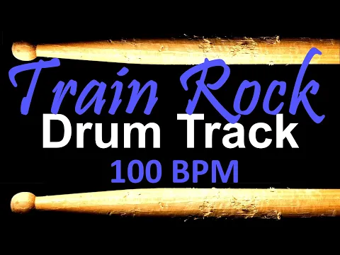 Download MP3 Train Rock Drum Track - 100 BPM Drum Tracks for Bass Guitar Backing, Instrumental Drums 🥁465