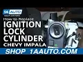 How to Replace Ignition Lock Cylinder 06-13 Chevy Impala