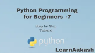 Python Tutorial for Beginners - 7 Control Flow nested if else statement LearnAakash