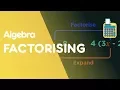 Factorising Expressions - Single Brackets Algebra Maths FuseSchool