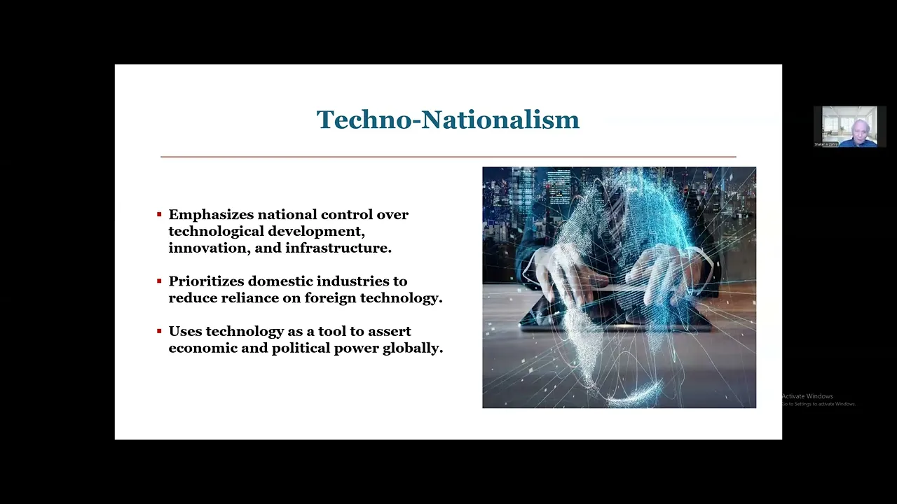Techno-Nationalism presentation slide