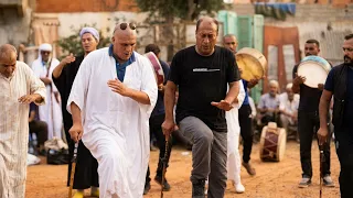 Danse alaoui phénominale et amusante avec cheikh Hmiani 329 رقص  العلاوي مع الشيخ الحمياني