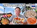 Hidden Gem Riverside Seafood Buffet in Bangkok ALL YOU CAN EAT Thai Seafood Restaurant