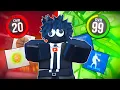 Going from 20 to 99 OVR in ONE Roblox Basketball Legends