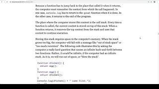 Eloquent JavaScript Read-Along - Functions