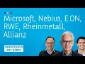 Microsoft Nebius E ON RWE Rheinmetall Allianz Adidas - Rendezvous mit Harry vom 17 08 2026