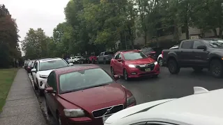 تمشيه كلبي الصغير تحت المراقبه My Morning Dog Walk Under Surveillance Of RCMP 