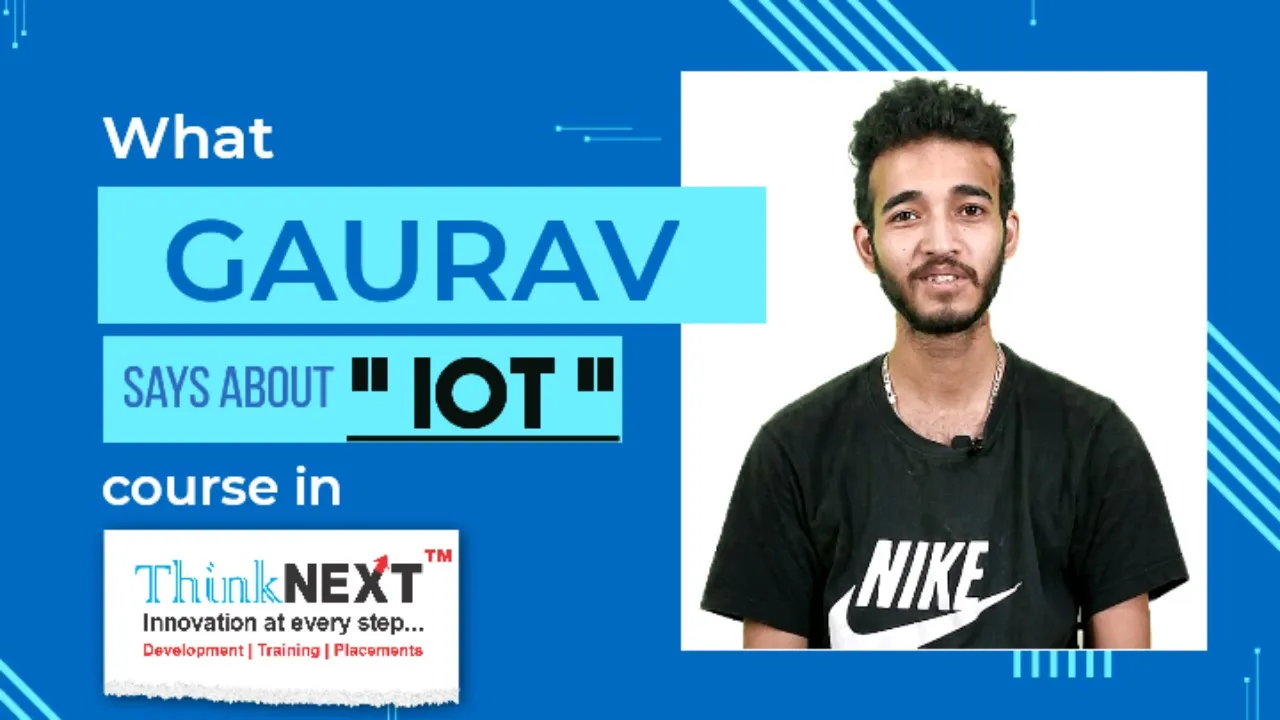 Student Testimonial for IOT Training - Gourav