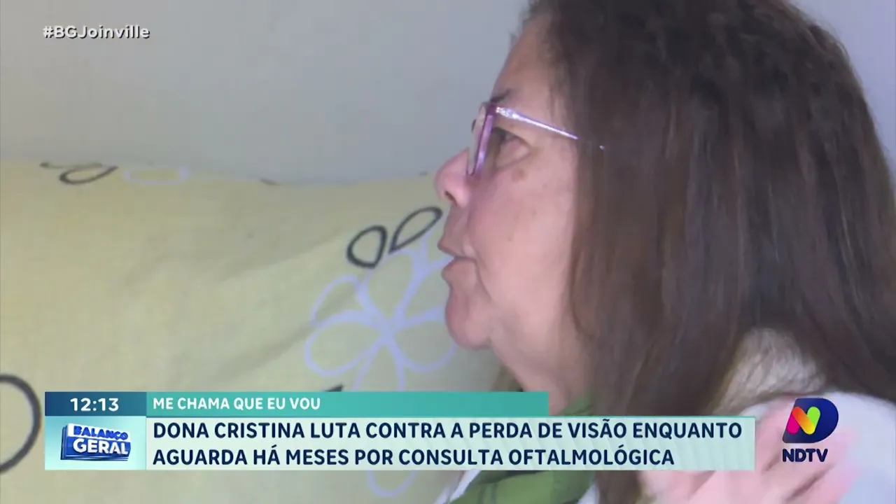 Me Chama Que Eu Vou: Cristina luta contra a perda de visão enquanto aguarda há meses por consulta