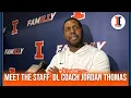 Meet the staff Illini DL coach Jordan Thomas