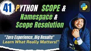 Python Scope and Namespace Explained Scope Resolution in Python Coders India By Rohit Tyagi