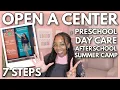 Open a Day Care Center How to Start a Child Care Business in a Commercial Property