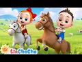 Download Lagu Baby Rides a Horse 🐎| EP207 | Family Fun Song for Babies | Nursery Rhymes \u0026 Kids Songs | LiaChaCha