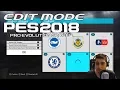 PES 2018 PC - EDIT MODE PREVIEW