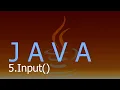 Java with IntelliJ 5 - Input