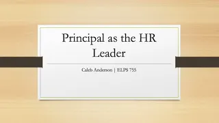 Principal as the HR Leader ELPS 755 KU