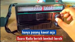 gampang sekali memperbaiki suara radio berisik