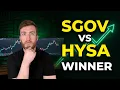 SGOV vs HYSA vs Money Market The Best Emergency Fund Options