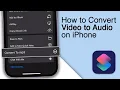 Download Lagu How to Convert Video to Audio on iPhone! [mp4 to mp3]