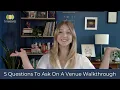 Event Planning 101 The Venue Walkthrough